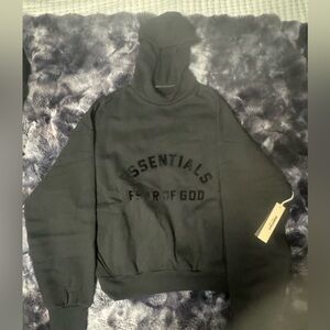 Essentials Fear of God Black Hoodie